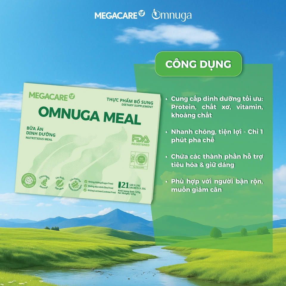 Bữa ăn dinh dưỡng Omnuga Meal